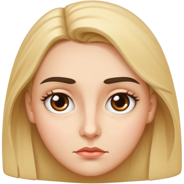 face with downturned eyebrows and a look of intrigue emoji