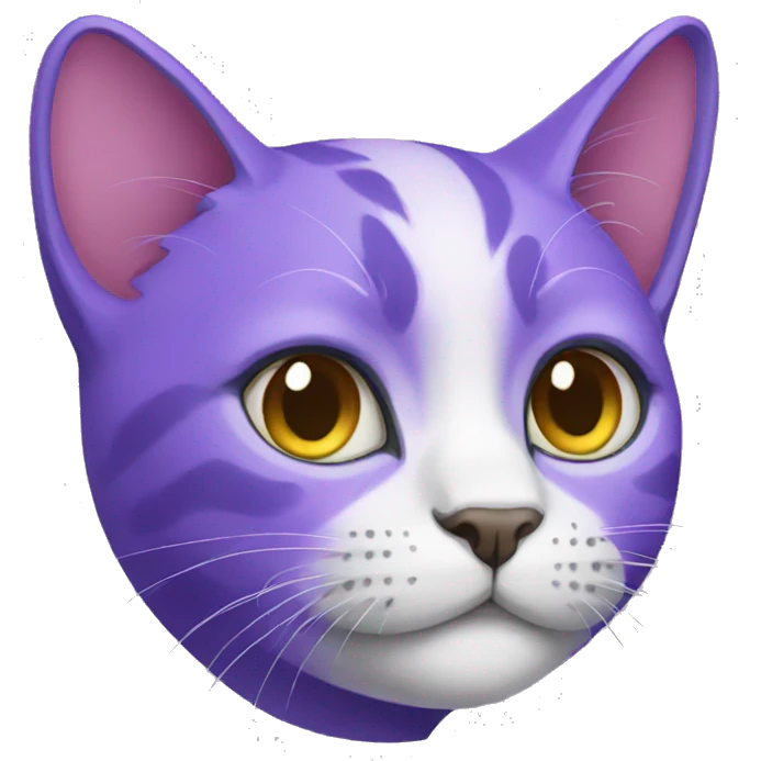 purple cat emoji