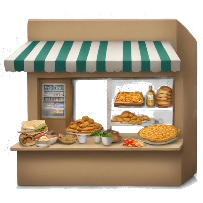 Greek street food shop emoji