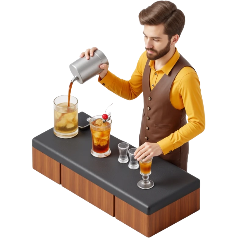 bartender mixing drinks emoji