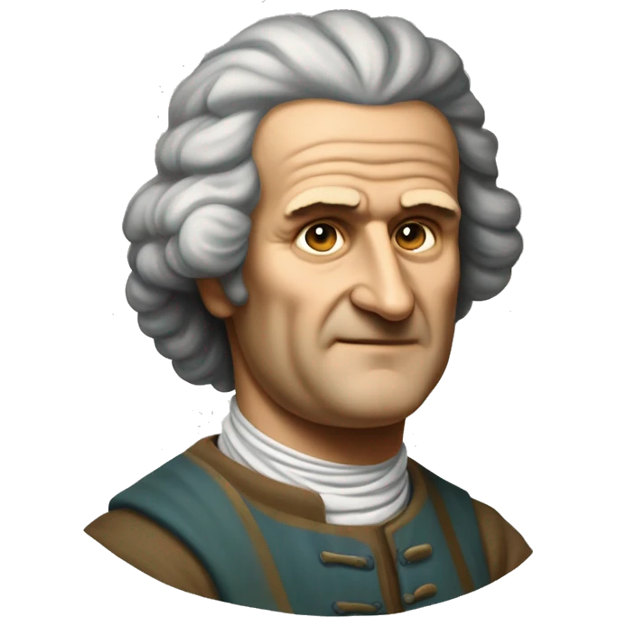 Jean-Jacques Rousseau, Genevan philosopher emoji