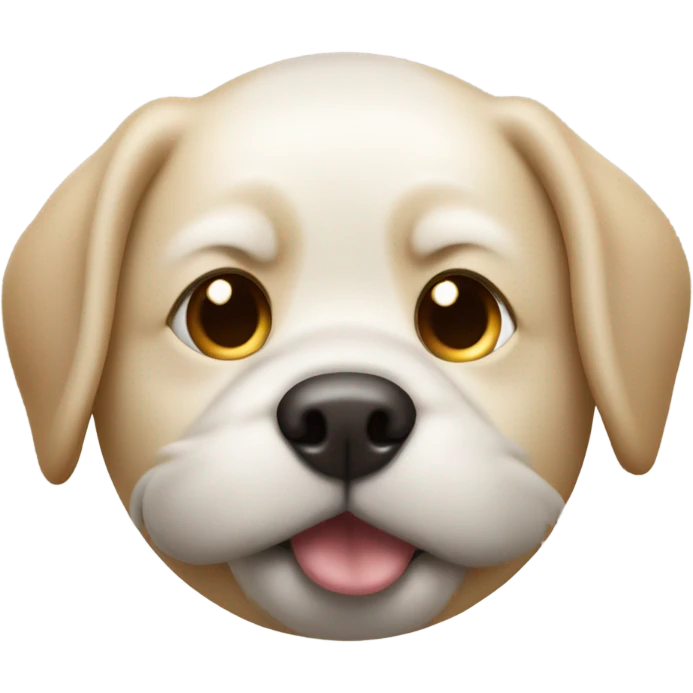 Dog sucking egg emoji