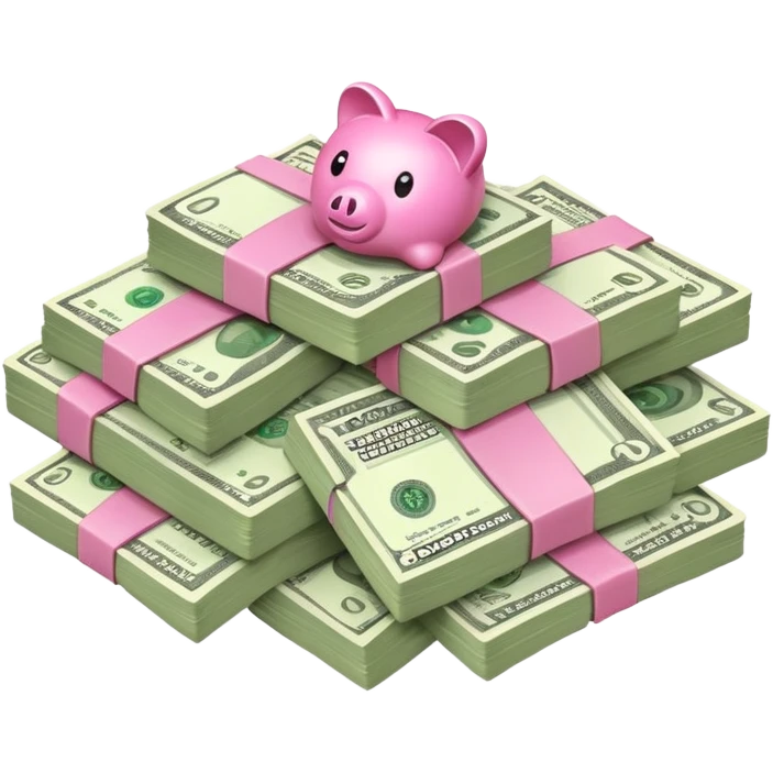 Money pink emoji