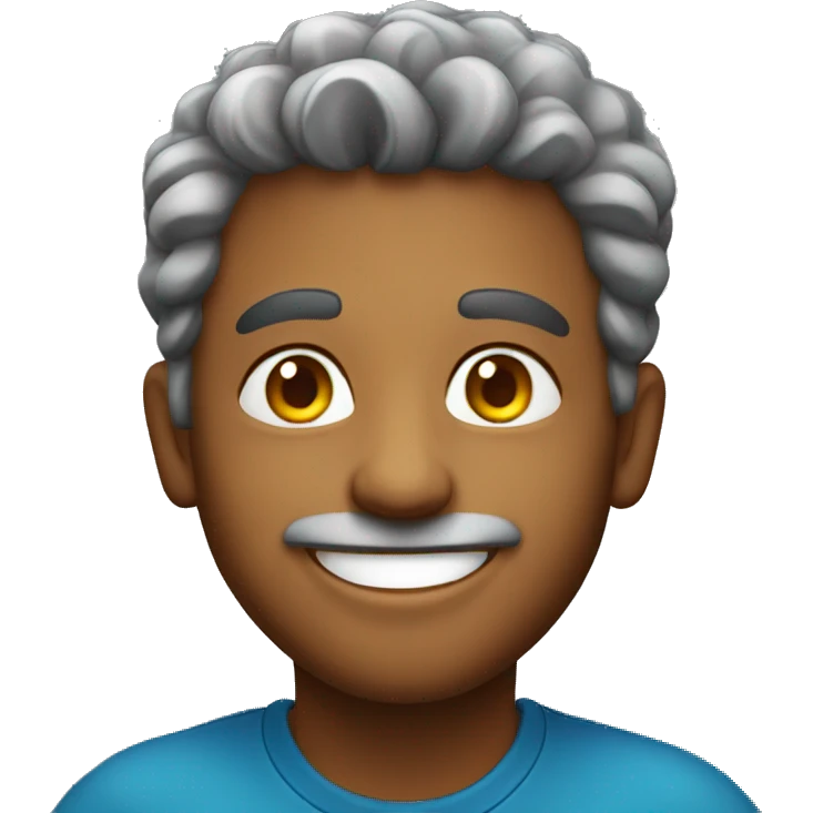 Smiling Brazilian man emoji