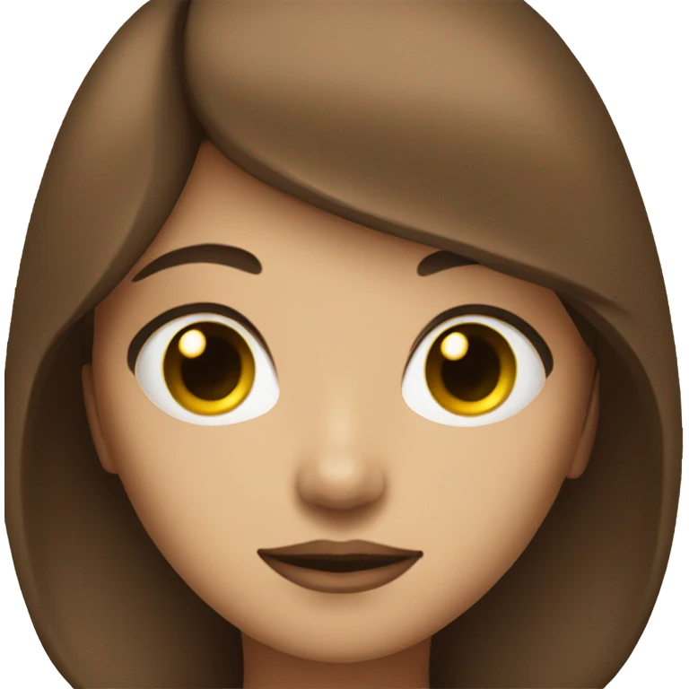 Psychic girl with brown hair  emoji