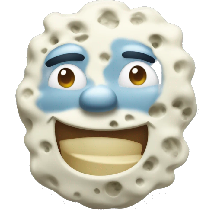 Roquefort with laughing face 🤣 emoji