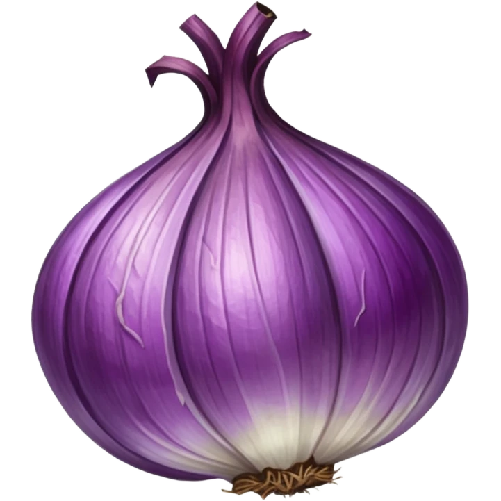dried purple onion emoji