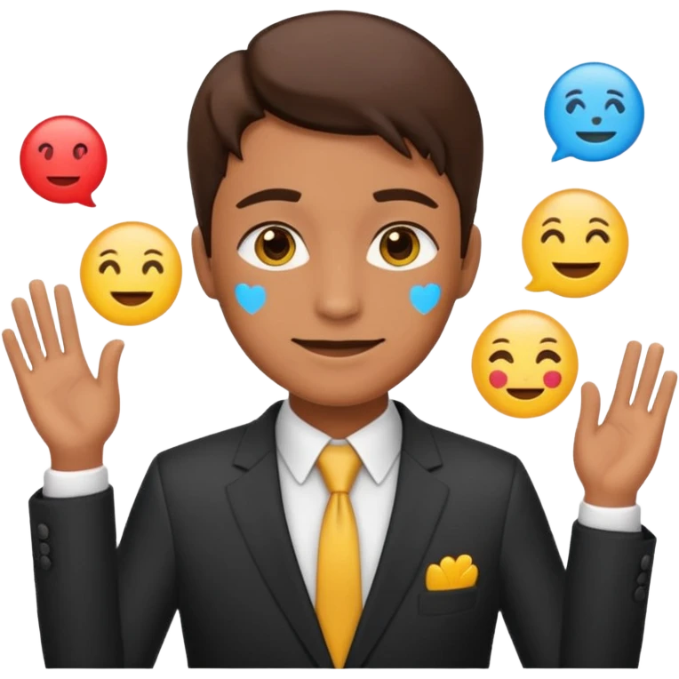 sales worker 30 faces of emojis emoji