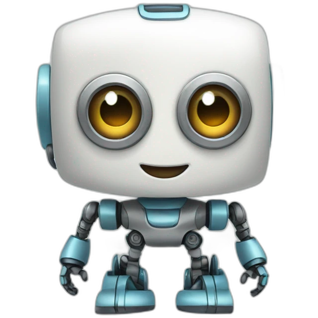 cute cartoon robot emoji