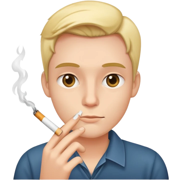 Nonne mit Zigarette in der Hand  emoji