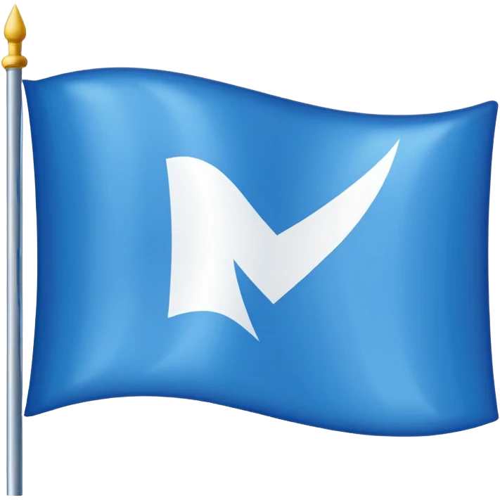 I want to create my own flag. That looks like a verified badge for Instagram. emoji