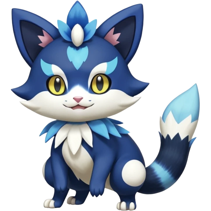 Sprigatito-Meowstic-Floragato-Meowscarada-Torracat-Pokémon-Fakémon-hybrid-fusion-creature (full body) emoji