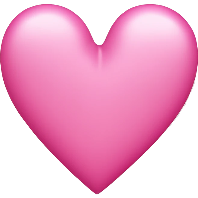 Pink heart emoji