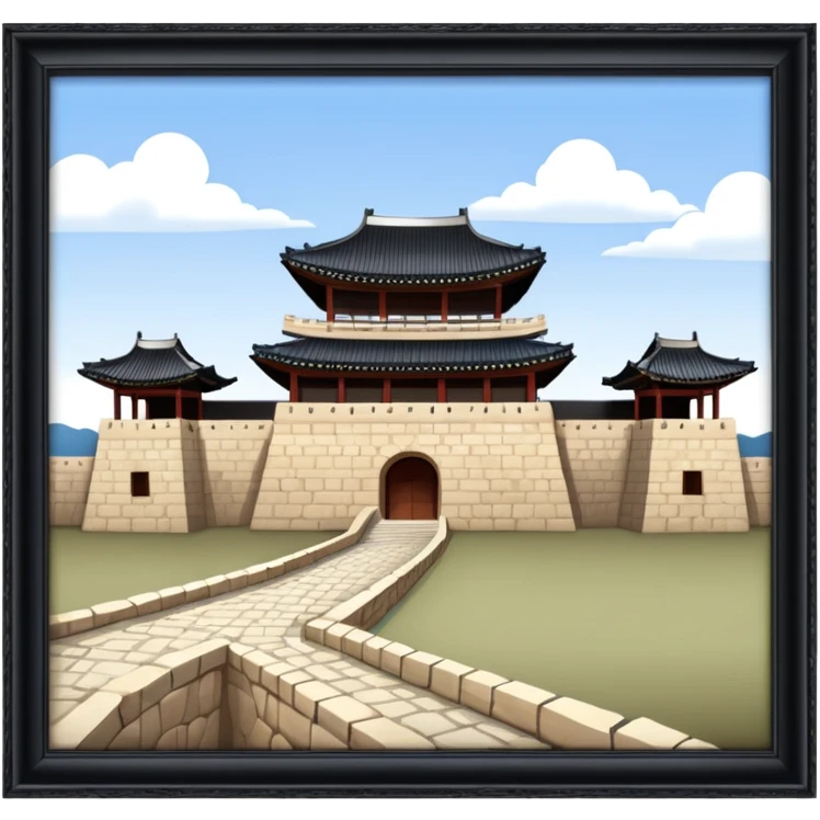 South Korea suwon Hwaseong Fortress Palace emoji