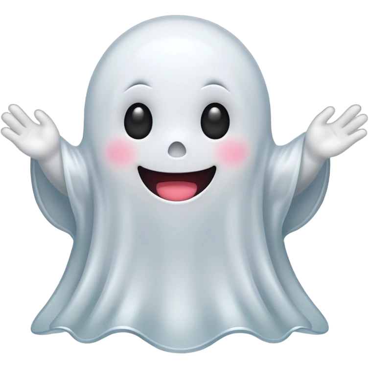 kawaii ghost emoji