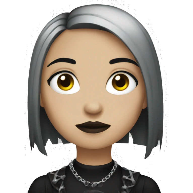 goth girl  emoji