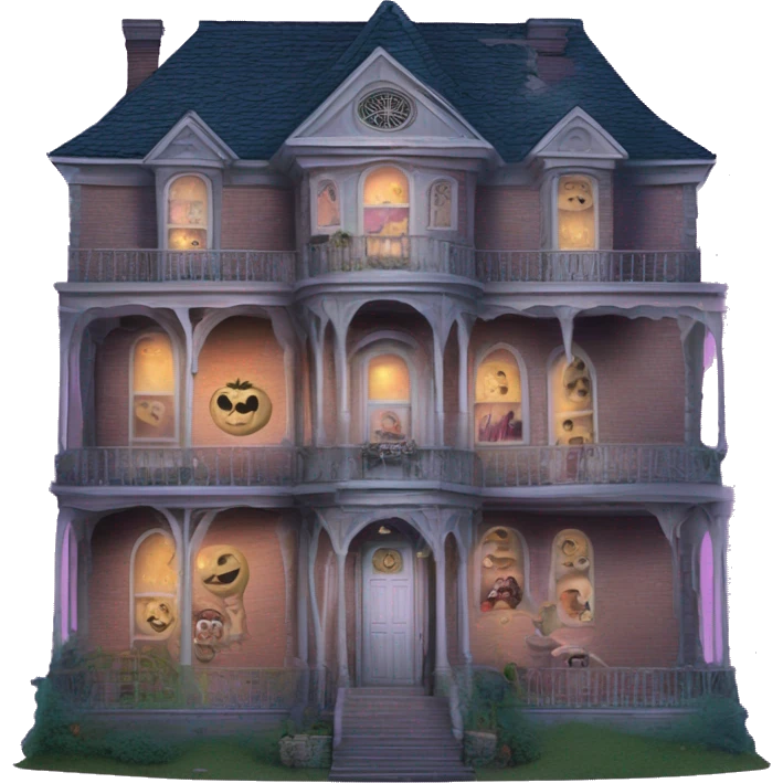 Barbie’s very old run-down frightening dangerous ghost-ridden haunted dream mansion nightmare scenario full harvest moon  emoji