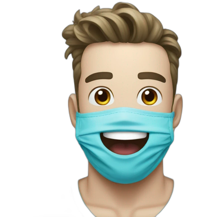 The tiktok blue hacken emoji