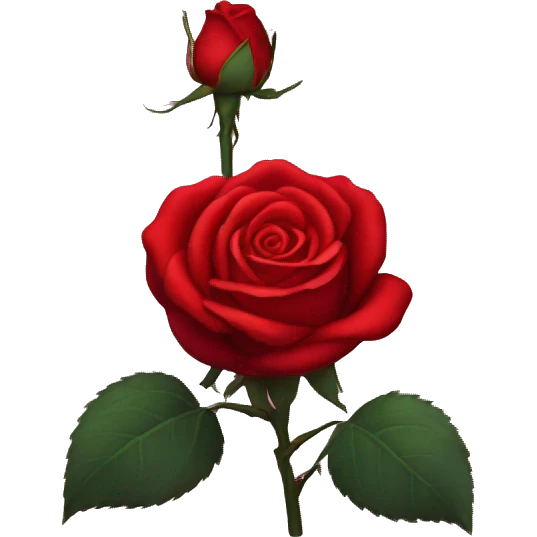 rose red  emoji
