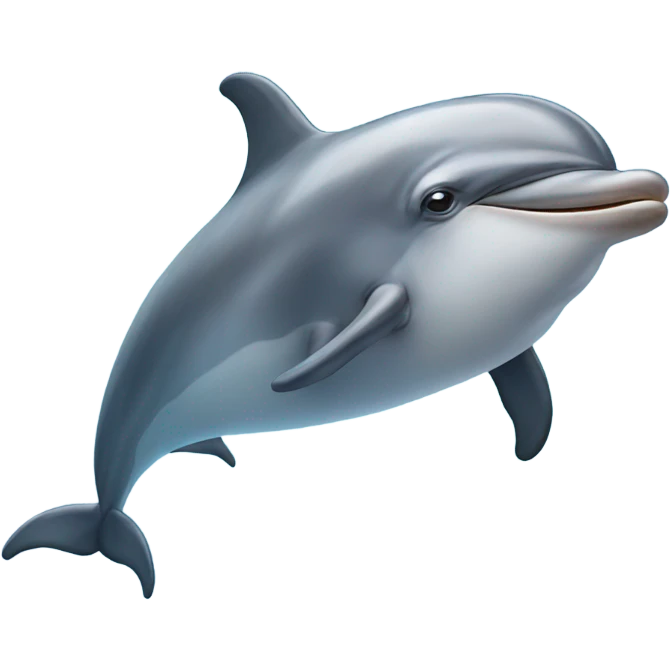 Ugly dolphin emoji