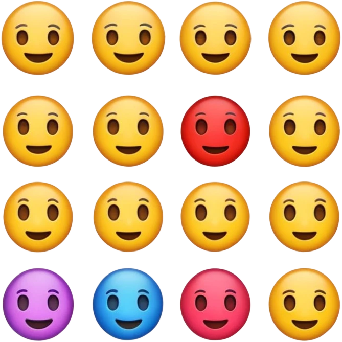 A 6 emoji next to a 7 emoji emoji