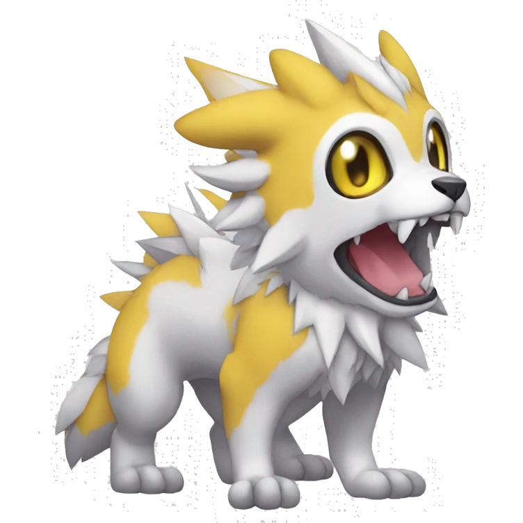 cute cool Digimon-Fakemon-animal full body emoji