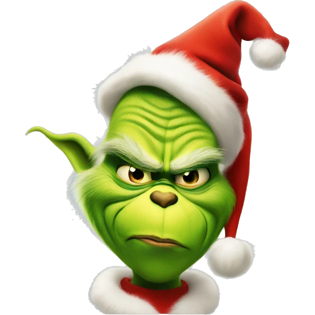 The grinch coquette emoji