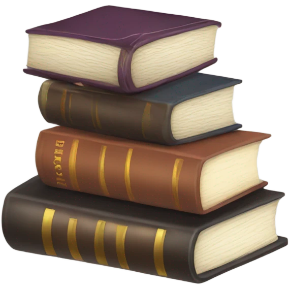 Book stack emoji