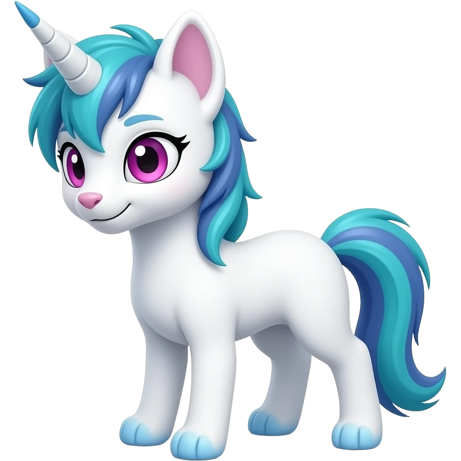 White badass elegant wild beautiful natural cute badass epic anthro modern albino sergal-vernid-creature with cyan mane and magenta eyes with cyan edgy stripes, full body, blue pretty hair, outside, modern, aesthetic, art by LiLaiRa, art by art by Falvie emoji