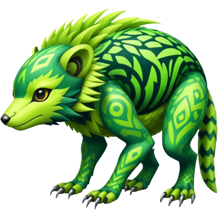  exotic tropical cyber-Sleuth-Litten-Linoone-Noibat-Fakémon-Pokémon-Vernid-creature emoji