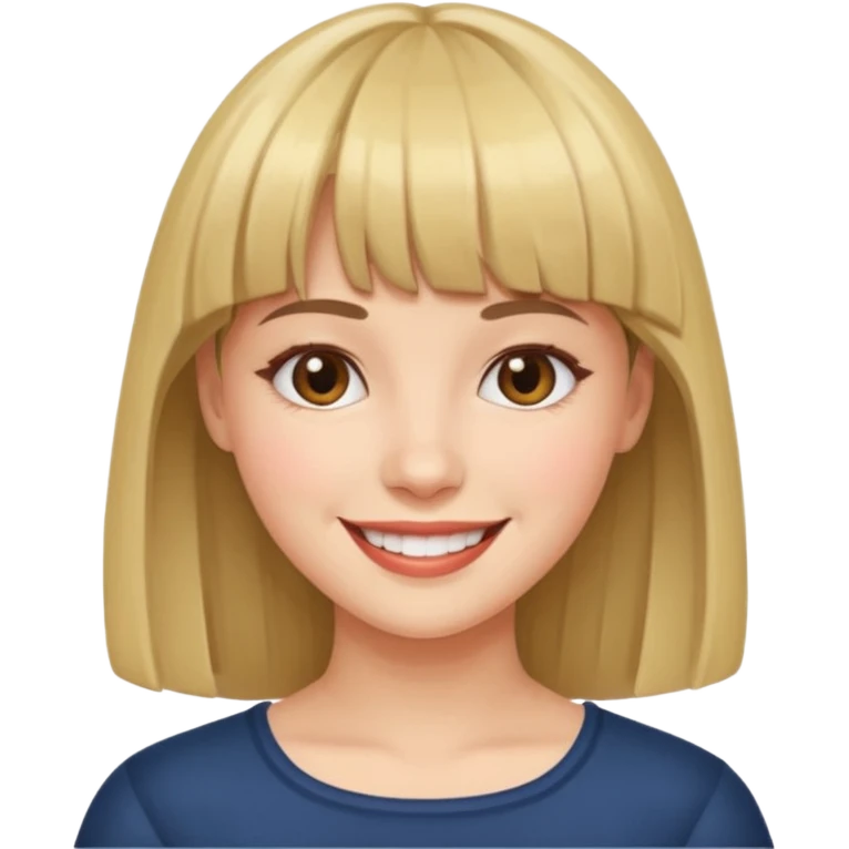 feminine and with bangs   emoji