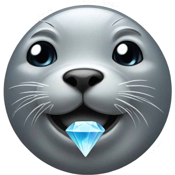 seal with a diamond emoji