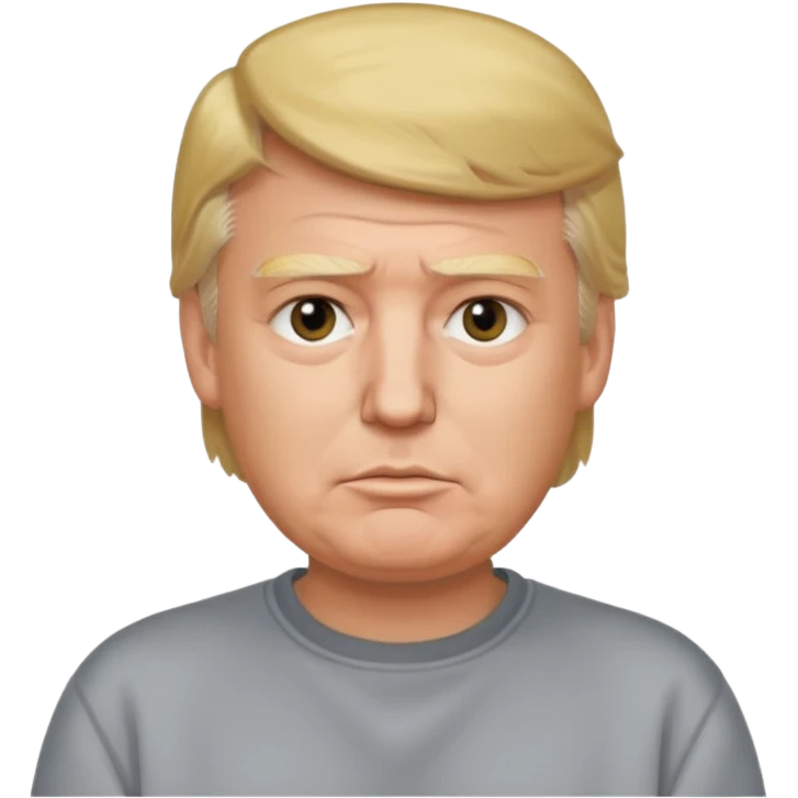 Trump with sweatshirt  emoji