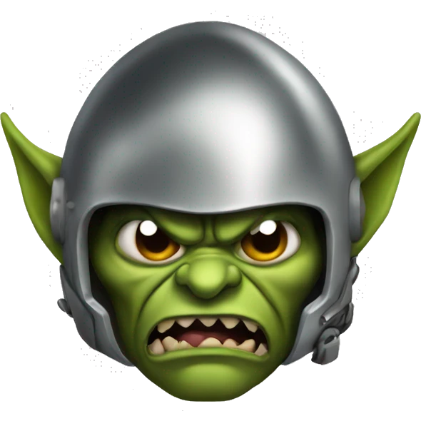 angry goblin with spaceman helmet emoji