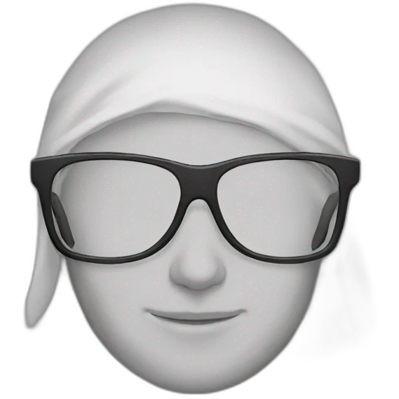 Muslim glasses emoji