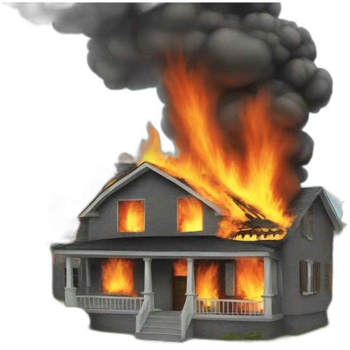 House fire emoji