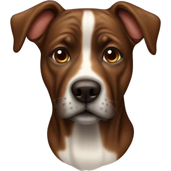 Brown brindle dog  emoji