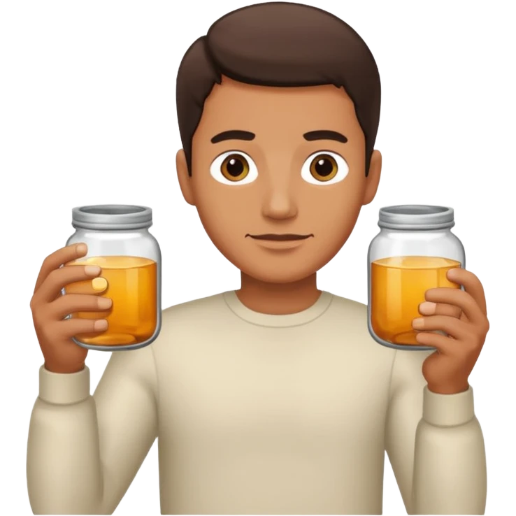  man People Holding Jar emoji