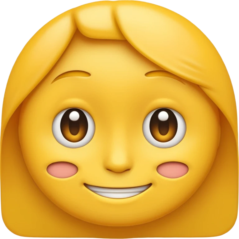 awkward forced Half smile smirk yellow circle face emoji emoji