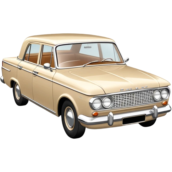 Carro rambler beige 1962 emoji