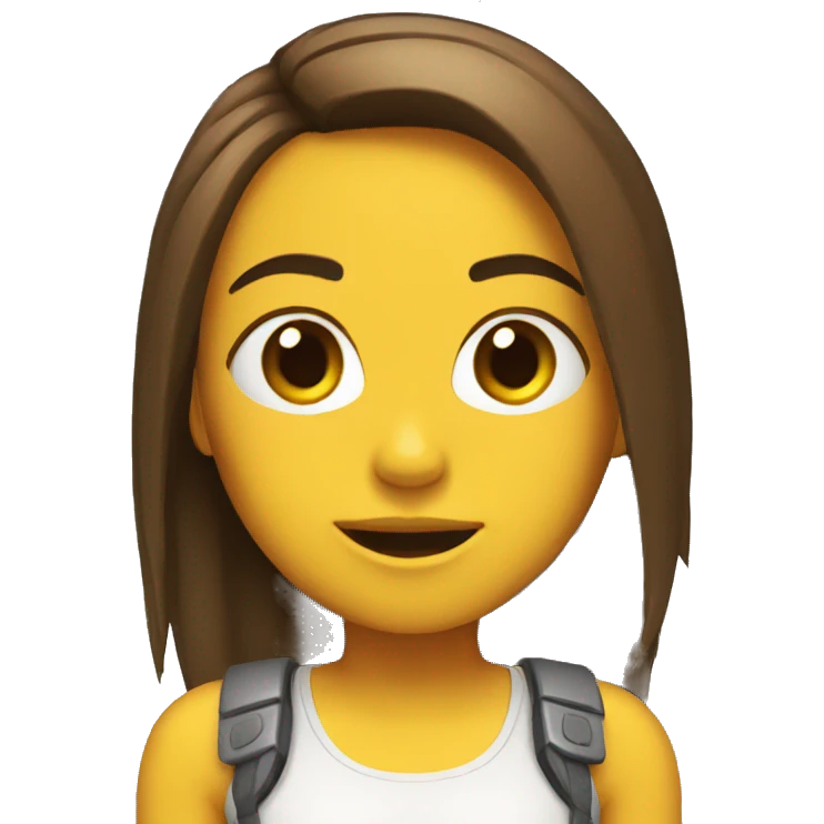 Chica gamer emoji