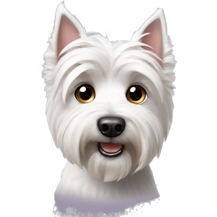 Westie dog emoji