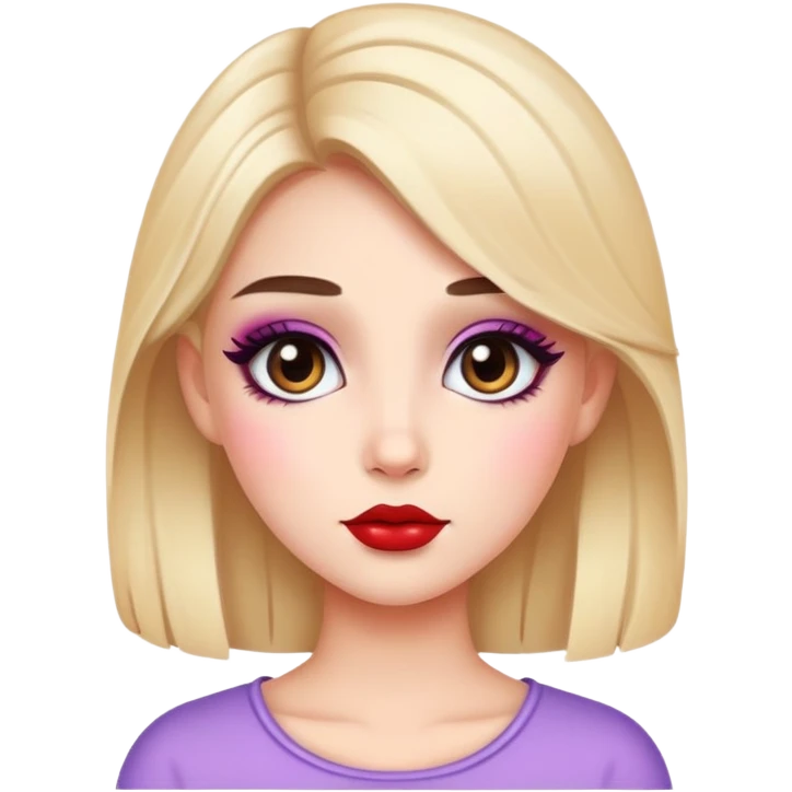 cute makeup emoji