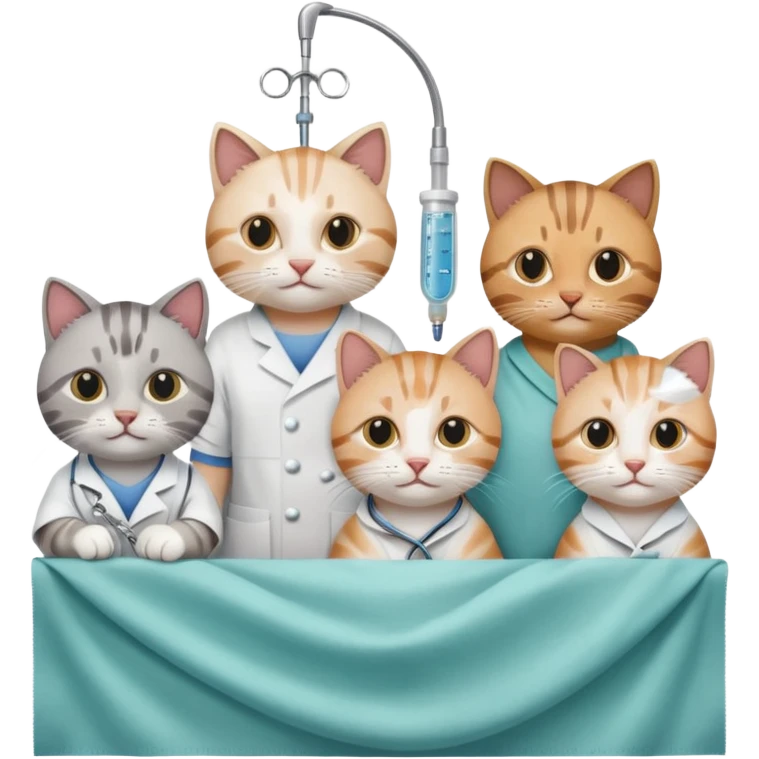 emergency surgeries on cats emoji