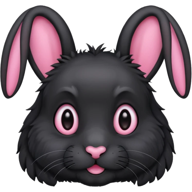 Black rabbit emoji