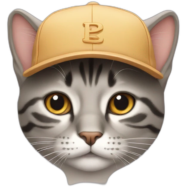 cat with cap emoji