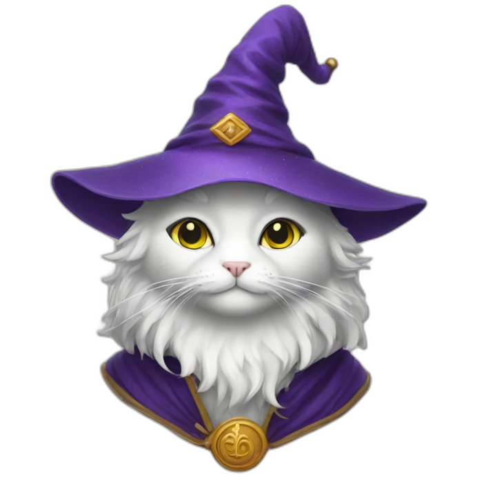 Wizard cat emoji