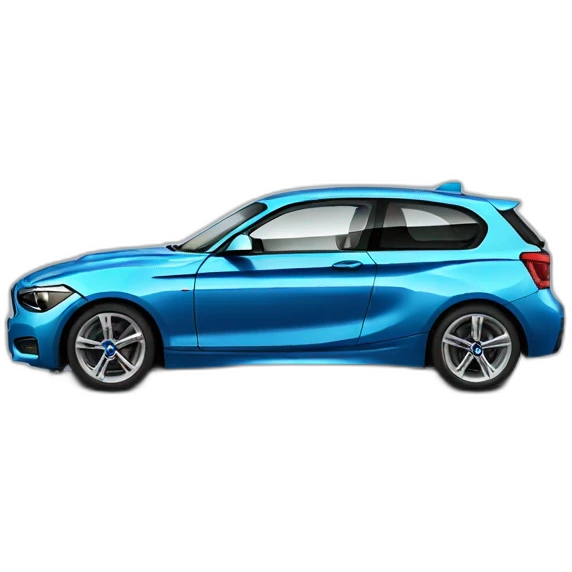 bmw serie 1 bleu emoji
