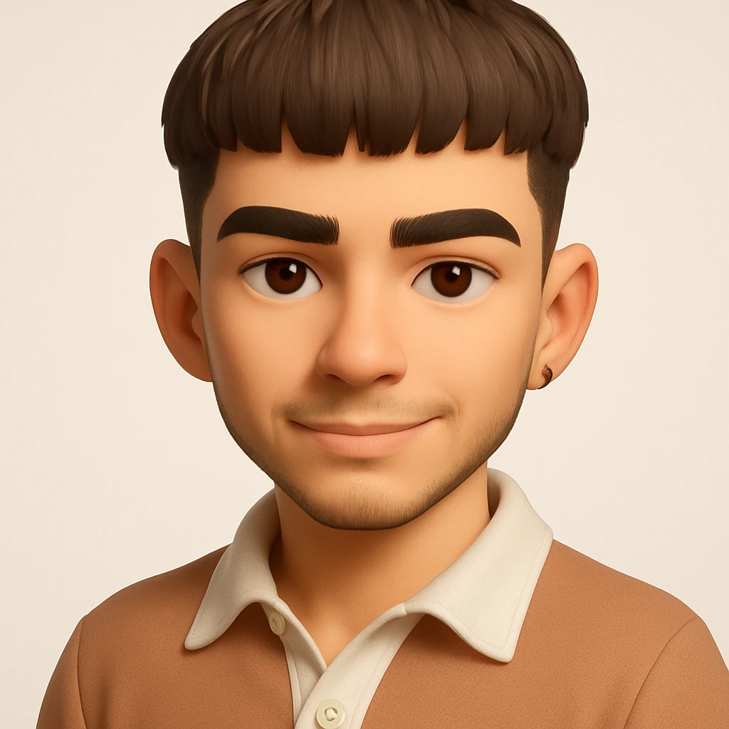 this image in 3d-emoji style with a confident expression and a slimmer face emoji