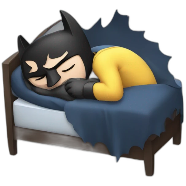 Sleeping batman emoji
